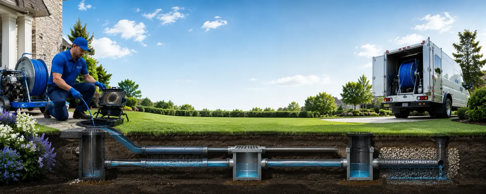 Outdoor drain cleaning information for Kaplan, LA